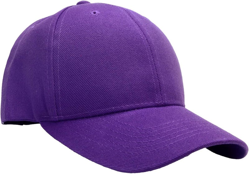 Falari Wholesale Bulk Lot 12-Pack Baseball Cap Adjustable Size Plain Blank Solid Color - Image 3